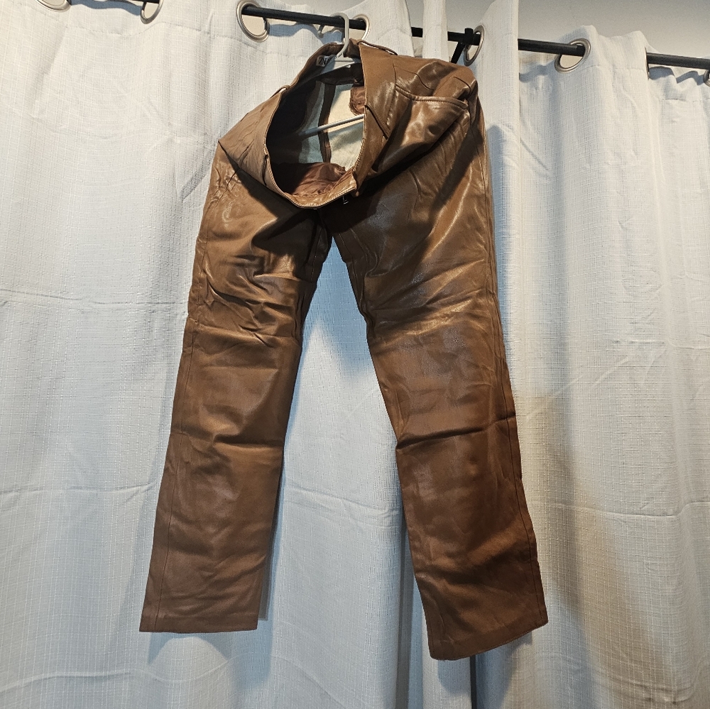Zara Faux leather pants
